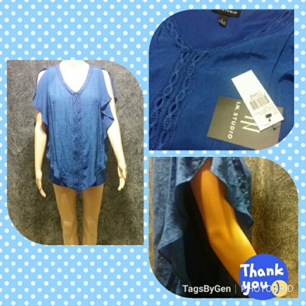 Butterfly sleeve tops